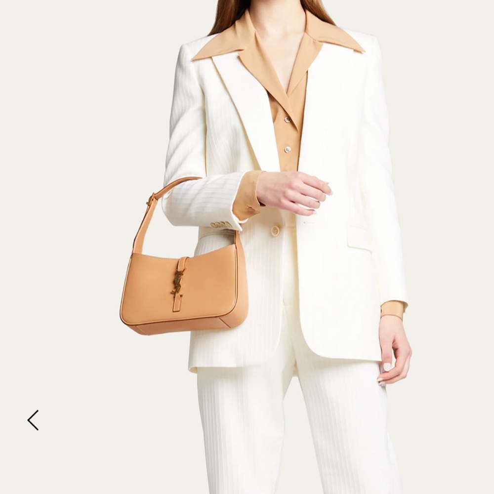 Yves Saint Laurent Beige Leather Shoulder Bag - Picture 2 of 5